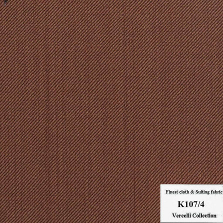K107/4 Vercelli CXM - Vải Suit 95% Wool - Hồng Trơn